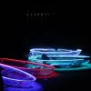 crystal kayak transparent canoe clear kayak polycarbonate canoe with LED light for night touring