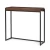 Import Cubic bronze legs cherry wood console table modern living room table design from China