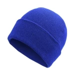 Custom Acrylic Knitted Cap Slouch Knit Hat Winter Hip Hop Beanie