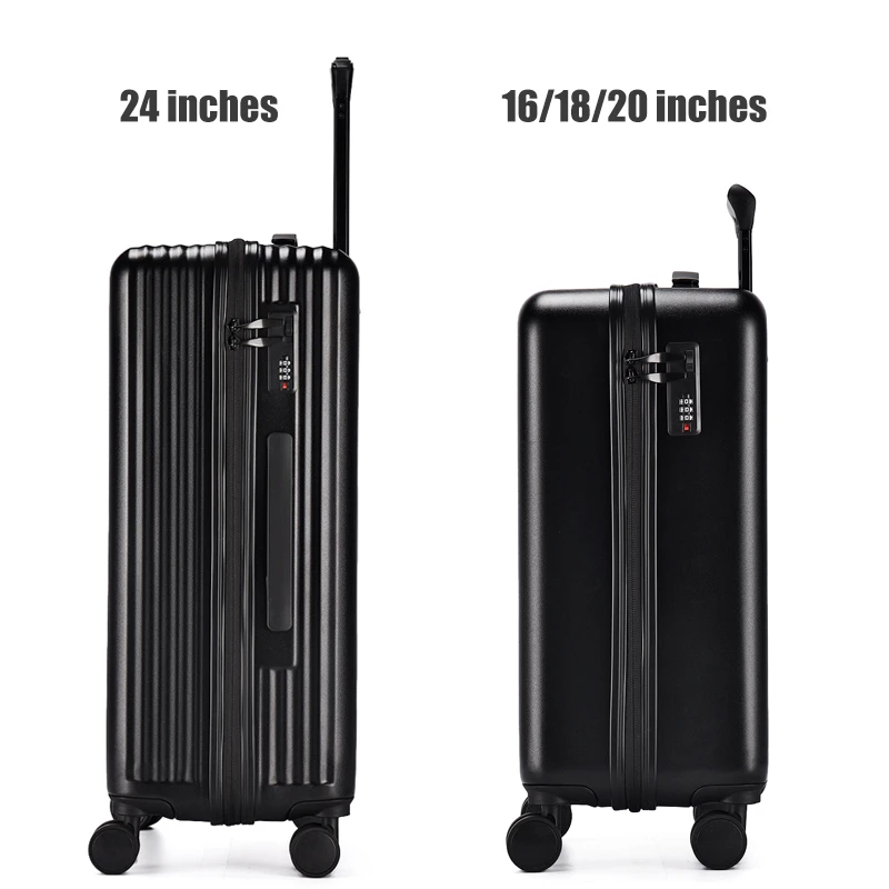 Custom Aluminium Trolley Suitcase Luggage ABS PC Printed Design Trolley Travel Luggage