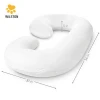 Custom cheap C shape pregnancy pillow full body pregnancy pillow for pregnant woman