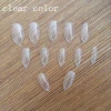 Custom clear stiletto HL12 full cover false nail tips cusp artificial fingernails