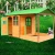 Import Custom Collins Wooden Playhouse With Sand Box Two In One Kids Outdoor Playhouse For Sale With House Slide from China