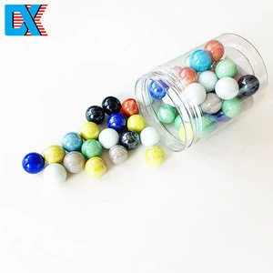 Custom colored transparent glass marbles for home decor