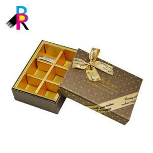 Custom Fantastic Silk Ribbon Different Style Chocolate Box Packaging