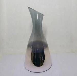 custom hand blown plating colored glass water wine juice carafe