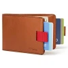 Custom High Quality Short Slim Genuine Leather Man Wallet Bifold RFID Blocking Mens Wallet