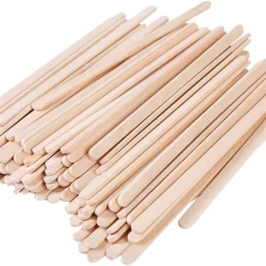 Custom individually wrapped birch wood stirrer sticks 165 Eco-friendly Food Grade wooden coffee disposable stirrer
