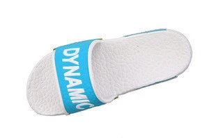 Custom logo blank men slide slipper sandals pvc upper eva sandals
