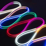 Custom mini cut Multi RGB Flexible ip68 Waterproof Resistant Soft Single Side Strip Bar 220v/12v LED Neon Rope Light