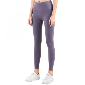 Custom nylon spandex high waist tights women fitness leggings