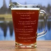 Custom Personalized Engraved Pitchers