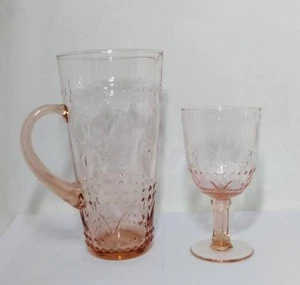 custom premium wedding colored drink water glass pitcher gift set