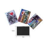Custom printing free blank football souvenir tin fridge magnet