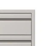 Custom Size Made Outdoor Furniture Stainless Steel Kitchen Cabinets Double Storage Drawers