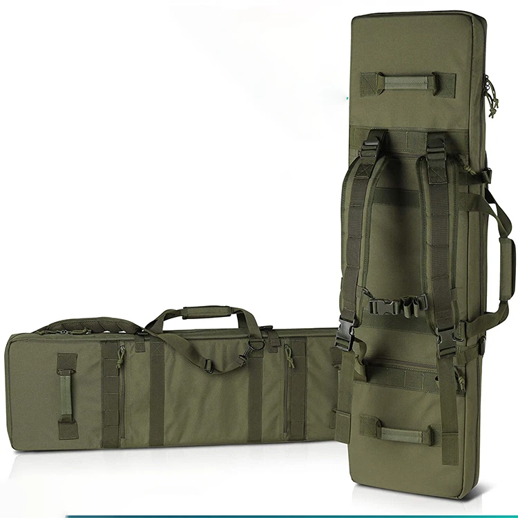 Custom Tactical Double Carbine Long Rifle Bag Gun Case  Weapon Bag Tactical Backpack Pistol Handgun Case