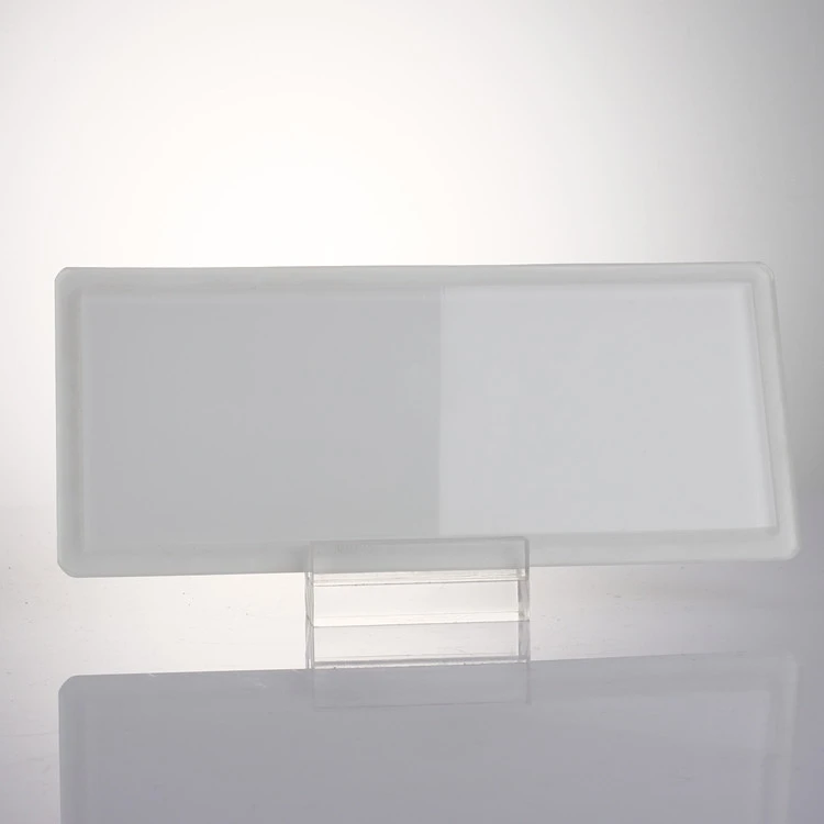 Custom tempered glass smart touch control led light switch glass panel