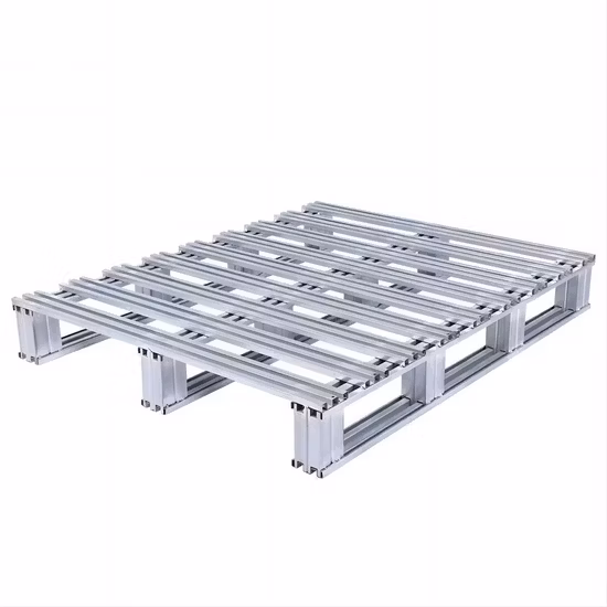Import Customizable Good Quality Warehouse &amp; Logistics Transport Steel Full Panel Pallets for Storage from China