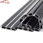 customize design cheap price plastic extrusion profile ABS plastic products profiles PVC profiles for doors and windows