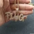 Import Customize Letter Plug Gold CZ Diamond Iced Out Hip Hop Pendants Necklaces Initial Necklace from China