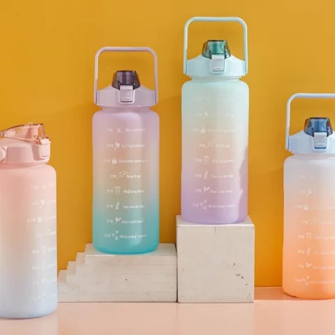 Buy Customized 2000ml Bpa Free Plastic Water Bottle Wholesale 3 In 1 ...