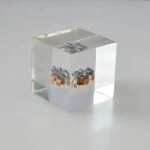 Customized Acrylic Resin Gifts Crafts Acrylic Embedment Stone Block