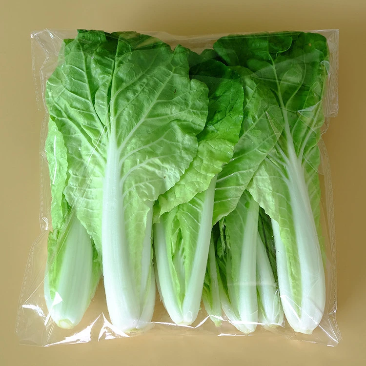 Customized Anti Fog Fresh Vegetables Plastic Self Seal Packaging Use Bopp Bag