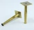 Import Customized conical golden metal inclined furniture legs from China