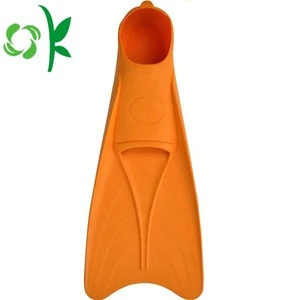 Customized Logo Silicone Swim Fin Diving Gear Flippers Practice Fins for Sale