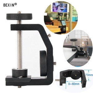 Customized OEM CNC Machining photographic accessories universal quick release pole pipe table desktop mounts camera gimbal clamp