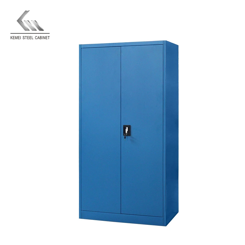 Customized steel locker office furniture cabinet 2 door metal wardrobe