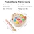 Import Cute Frog Wooden Fishing Game Toys for Kids Skill Learning Magnet Pole Clamp Fishes Beads Educational Intelligent Wood Toy from China