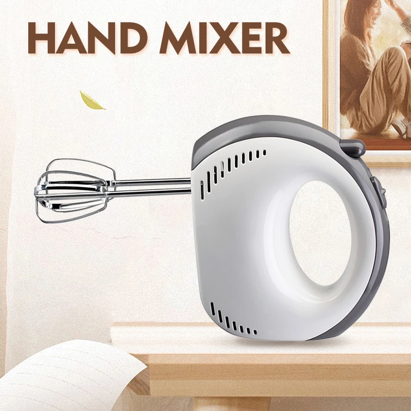 CX-6639 150W 200W 5 Speed ABS Kitchen Use Cake Dough Electric Mini Hand Food Mixer