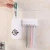 Import D749 Automatic Toothpaste Dispenser Wall Mount Dust-proof Toothbrush Holder Bathroom Accessories Set Storage Rack Squeezer from China