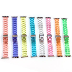 Designer Bracelet watch bands Luxury smart watch band silicone for iWatch Series 5 4 44mm 42mm