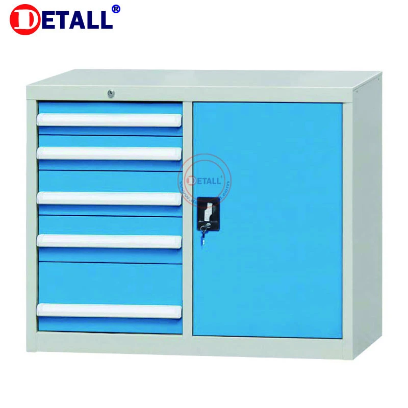 Detall Stainless Steel Tool Chest Used in Garage tool cabinet
