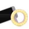 Diffuser Selfie Ring Light On The Phone Rechargeable LED Flash Light Up Universal Mobile Phone