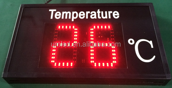 Buy Digital Large Temperature Led Display Sign Led Temperature And ...