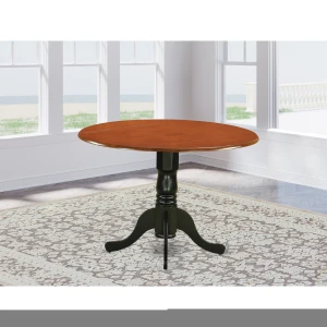 dining table Karl Round Table with Two 9-inch Drop Leaves
