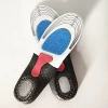 Direct factory high quality sport massaging silicone gel insoles with logo printed
