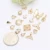 Import DIY Micro-inlaid Zircon Animal Flower Pendant Accessories Jewelry Making Earrings Accessories Pendant from China