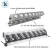 Import DMX control 60w to 1080w 300w RGB floodlight light bar for 1000w Metal halide lamp replace 5 years warranty from China