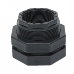 Plastic PVC Leak Proof Pipe Fittings, Upper & Lower Water Connection Sealing Water Pipe Fish Tank Fittings Joint