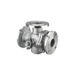 DN32 China Supplier Stainless Steel 304 Flange Tee Ball Valve Stainless Steel 304 Flange Tee Ball Valve