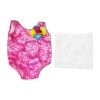 Doll Summer Beach Accessory One-Piece Swimsuit For 18 Inch Young Girl Dolls Romper Print Dress For Doll Cloth