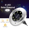 Donlyn Wholesales ebay hot sell auto disk portable solar powered led garden lights for yard lawn