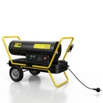 Dorosin 50KW  kerosene diesel heater with  big caster wheel