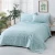 Import Double 100% cotton &amp; middle 100% polyester bed sheet fabric three layer blanket from China