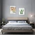 Import Double Bed Customizable Metal Wall Frame Style Living Packing Room Modern All Size Bedroom Furniture from China