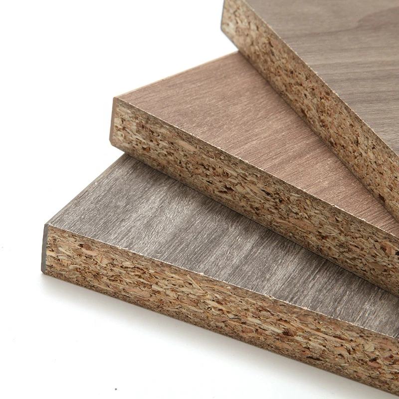 Double Sides Smooth Faced With Melamine Veneer Chipboard Flakeboards Particle Board MDP Supplier